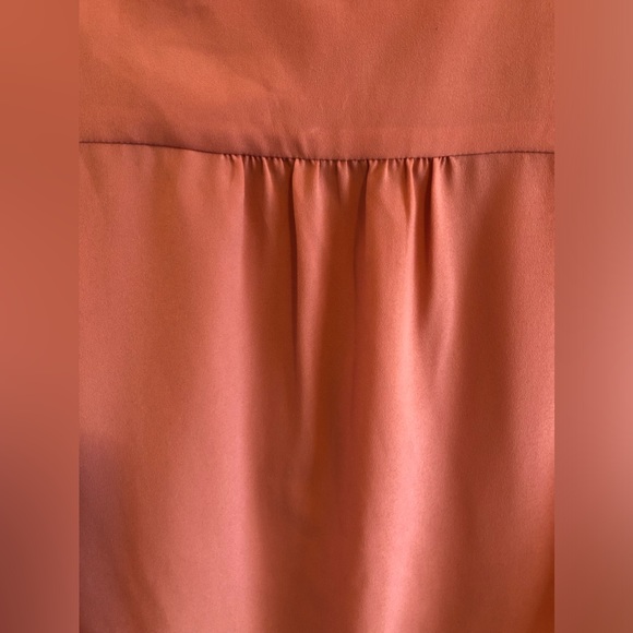 Banana Republic Sleeveless Blouse Desert Rose SZ L Button Front - Picture 5 of 7